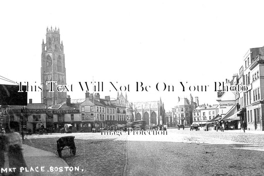 LI 1928 - Market Place, Boston, Lincolnshire