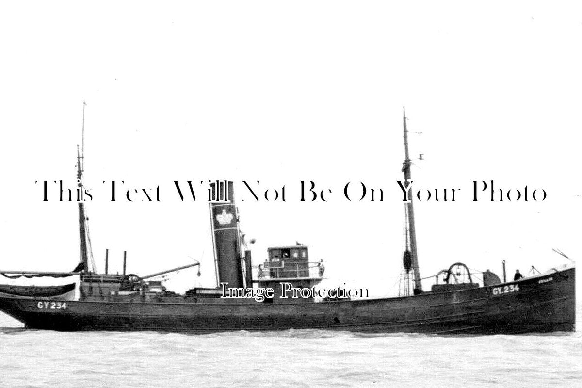 LI 2019 - Grimsby Fishing Trawler GY 234 'Erillus' Lincolnshire c1910