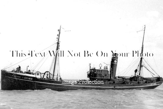 LI 2020 - Grimsby Fishing Trawler GY 160 'Alafoss' Lincolnshire c1920