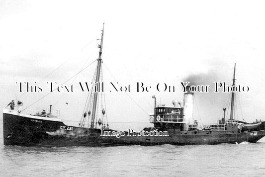 LI 2023 - Grimsby Fishing Trawler GY 221 'Cadella' Lincolnshire c1910