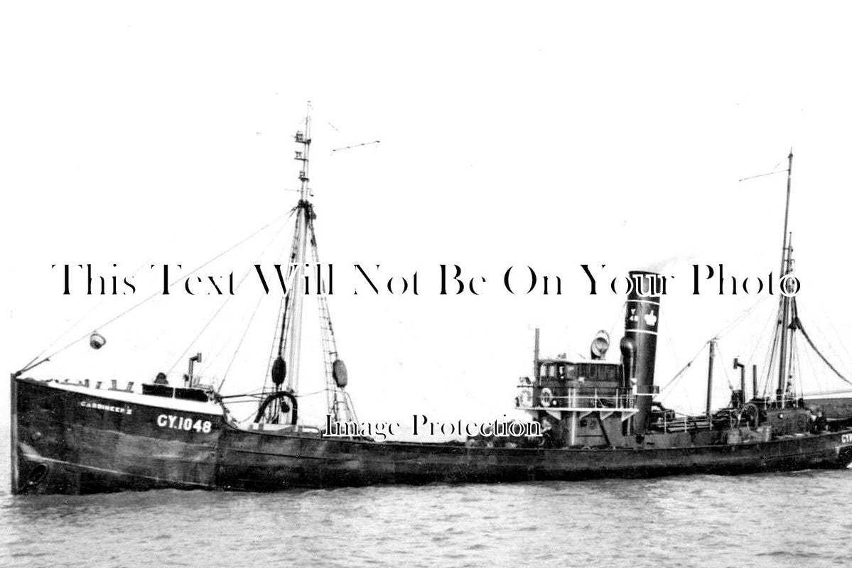 LI 2027 - Grimsby Fishing Trawler GY 1048 'Carbineer II' Lincolnshire c1910