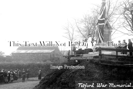 LI 2085 - Tetford War Memorial, Lincolnshire