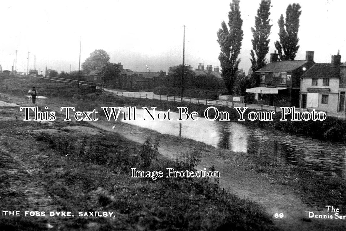 LI 2088 - The Foss Dyke, Saxilby, Lincolnshire c1931