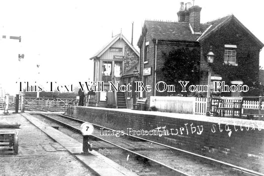 LI 2155 - Thurlby Railway Station, Lincolnshire c1908