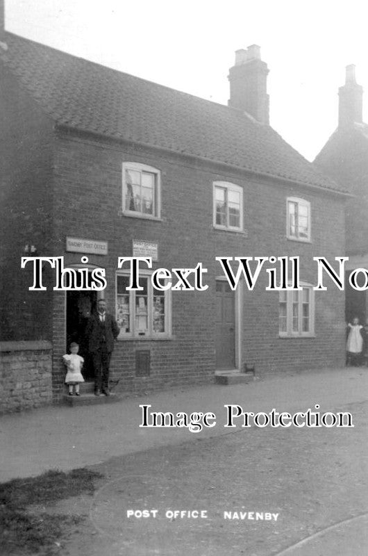 LI 2211 - Post Office, Navenby, Lincolnshire c1912