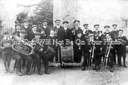 LI 2212 - Kirton Lindsey Brass Band, Lincolnshire c1910