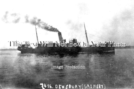 LI 2244 - Ship Dewsbury, Grimsby, Lincolnshire c1920