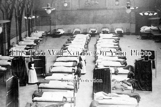 LI 2319 - Lincoln Drill Hall, Typhoid Epidemic, Lincolnshire c1905