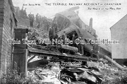 LI 239 - Mail Van Train Accident, Grantham Disaster, Lincolnshire 1906