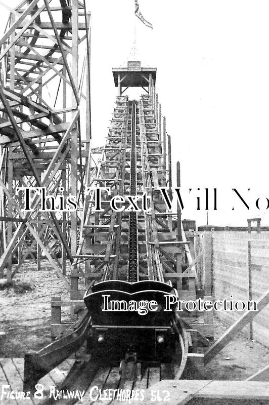 LI 2536 - Figure Of 8 Railway, Cleethorpes, Lincolnshire c1908