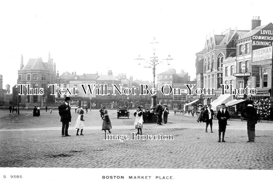 LI 2552 - Boston Market Place, Lincolnshire c1912