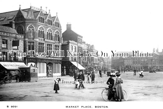 LI 2697 - Market Place, Boston, Lincolnshire c1916