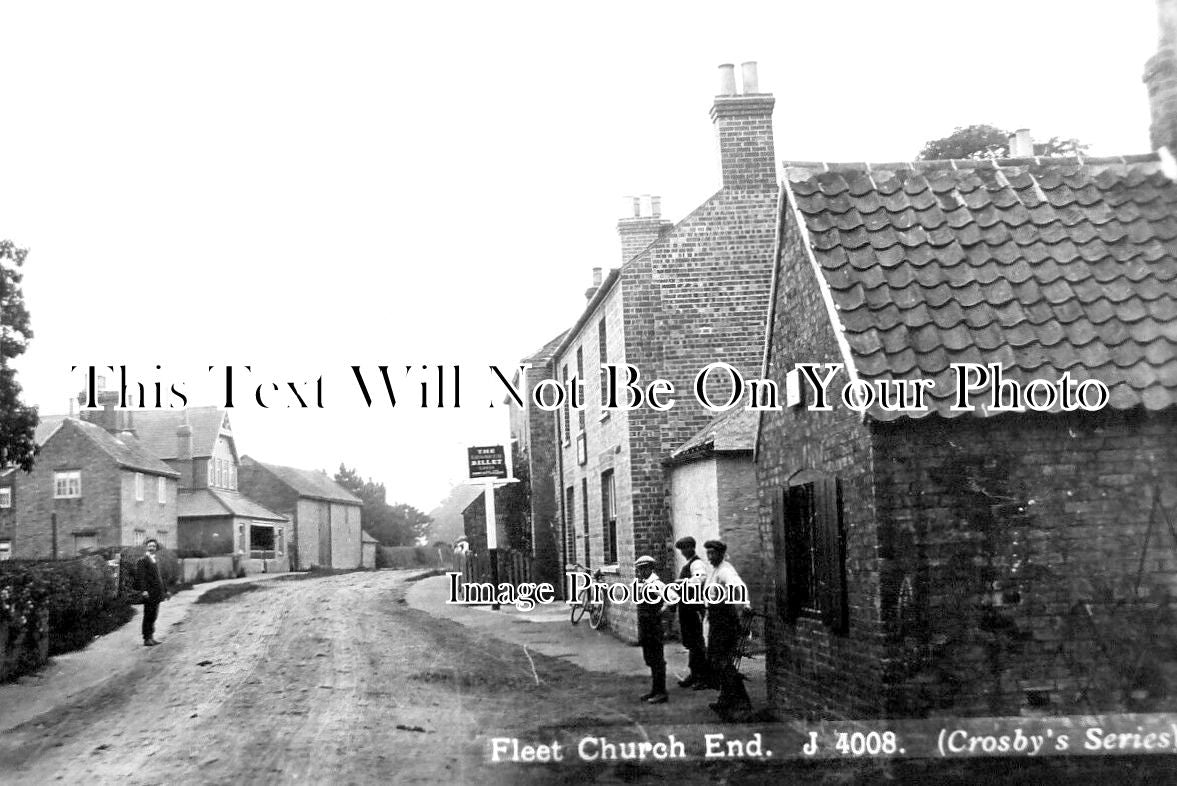LI 2705 - The Cricket Billet Pub, Fleet Church End, Lincolnshire c1919