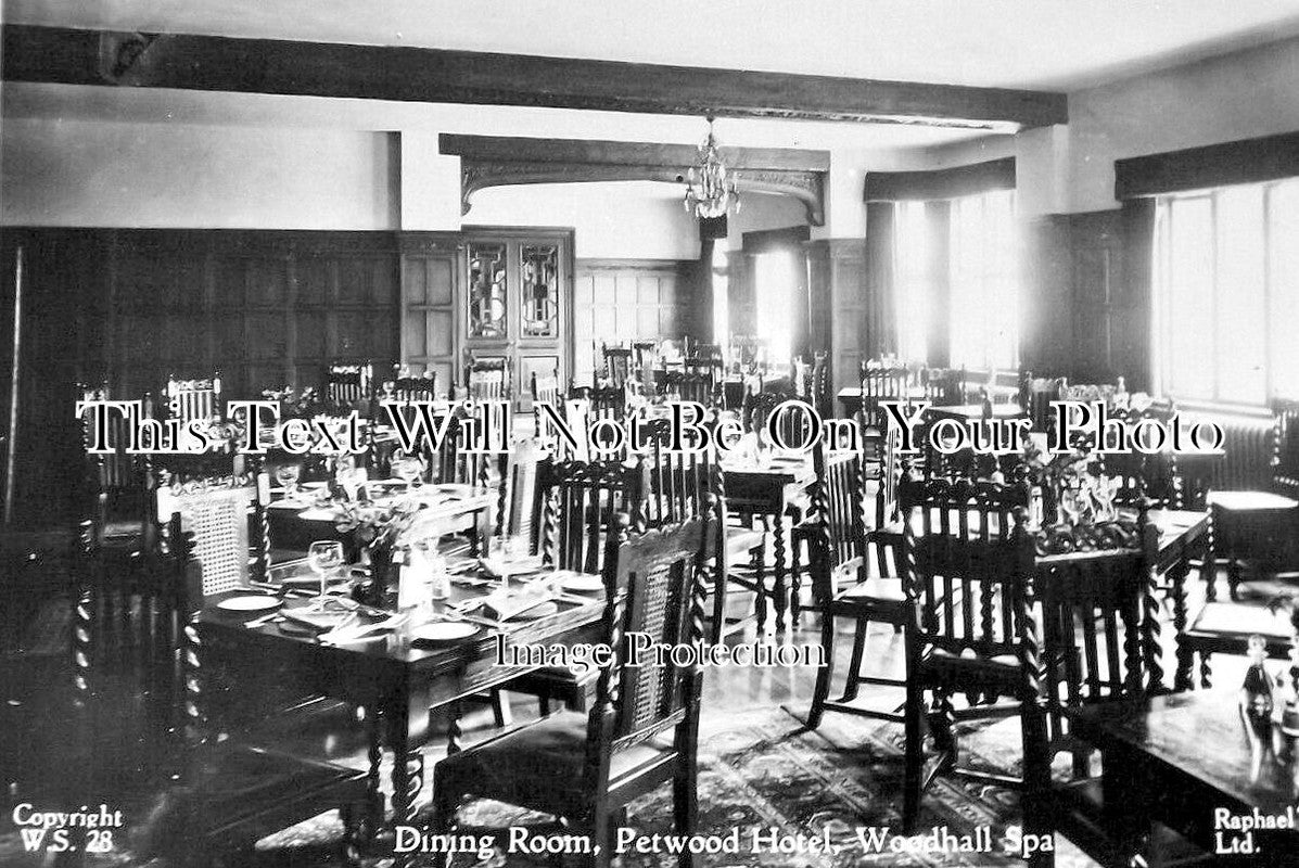 LI 2768 - Dining Room, Petwood Hotel, Woodhall Spa, Lincolnshire