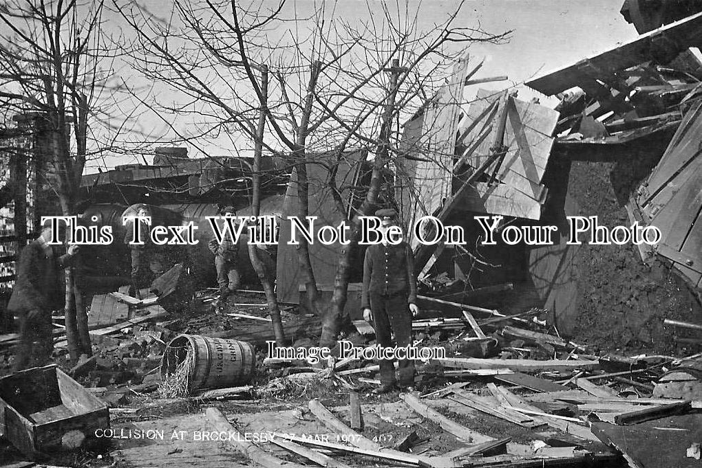 LI 2795 - Railway Collision Crash At Brocklesby, Lincolnshire 1907