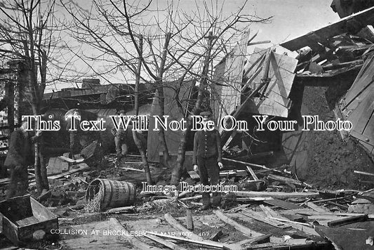 LI 2795 - Railway Collision Crash At Brocklesby, Lincolnshire 1907
