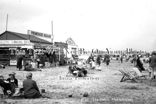 LI 2807 - The Beach, Mablethorpe, Lincolnshire c1945