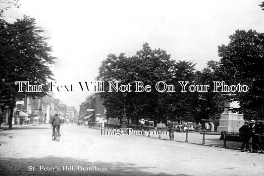 LI 2912 - St Peters Hill, Grantham, Lincolnshire c1915