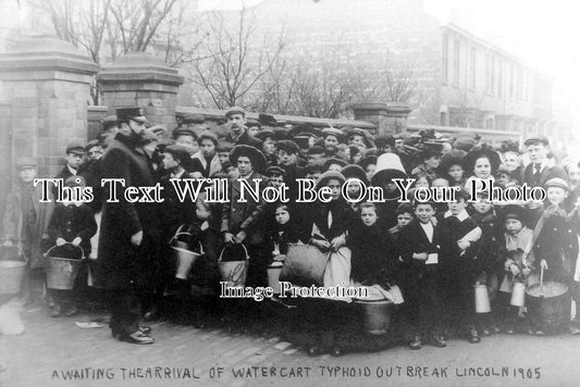 LI 295 - Waiting For Water, Typhoid Outbreak, Lincoln, Lincolnshire 1905