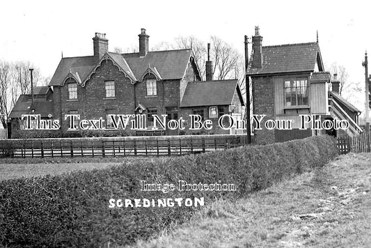 LI 2986 - Scredlington Railway Station & Signal Box, Lincolnshire c1910