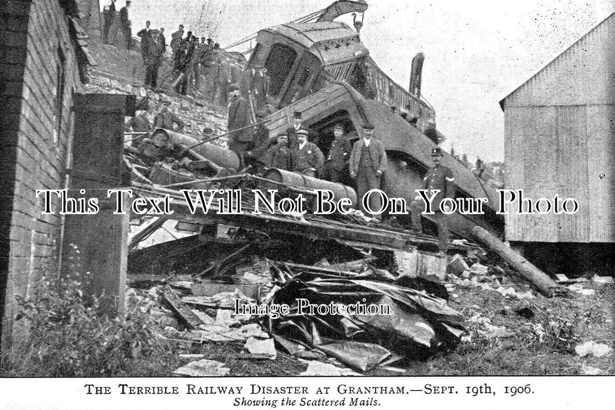 LI 3036 - The Railway Disaster At Grantham, Lincolnshire 1906