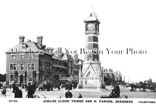 LI 3133 - Jubilee Clock Tower & North Parade, Skegness, Lincolnshire