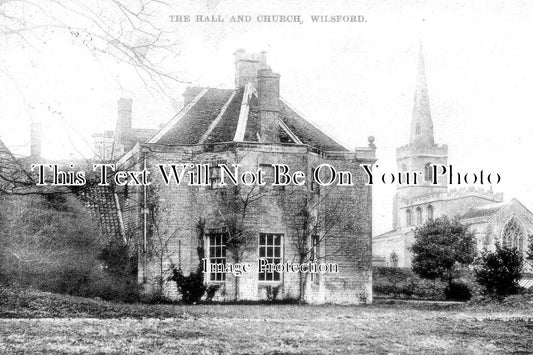 LI 3160 - The Hall & Church, Wilsford, Lincolnshire