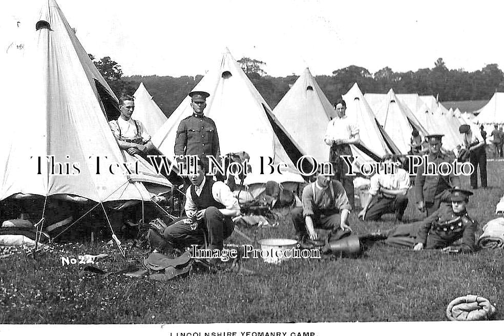 LI 3177 - Lincolnshire Yeomanry Camp, Grimthorpe Park 1913