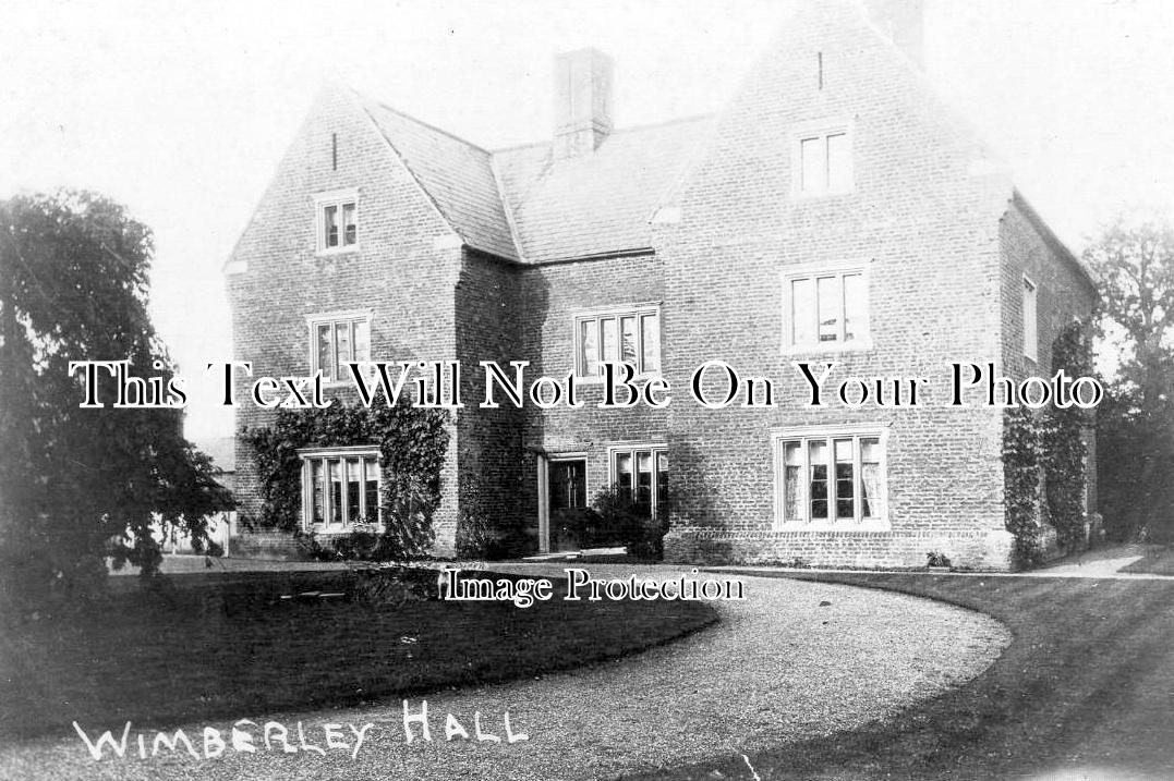 LI 3189 - Wimberley Hall, Lincolnshire