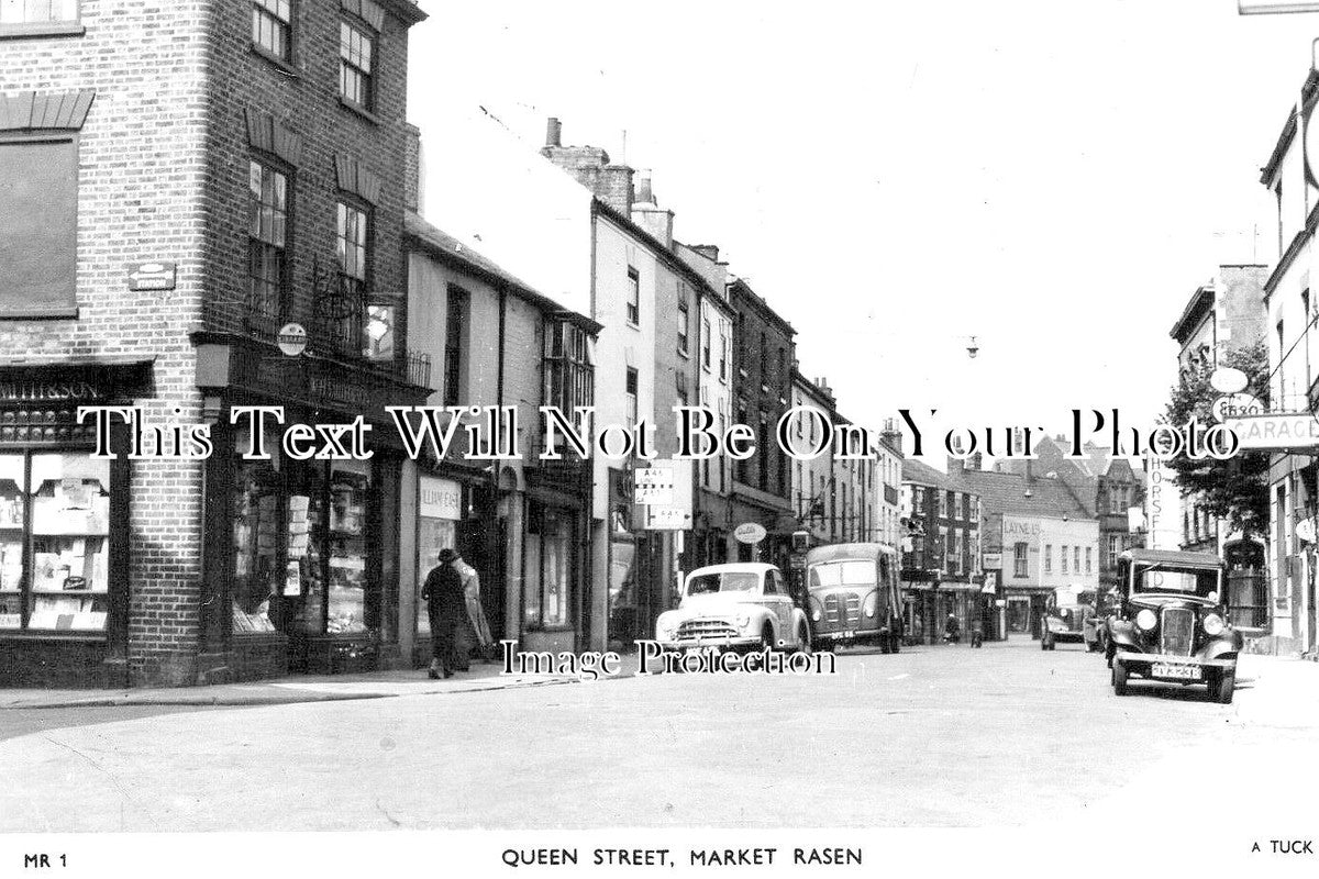 LI 3191 Queen Street, Market Rasen, Lincolnshire c1957 JB Archive