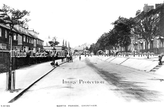 LI 3261 - North Parade, Grantham, Lincolnshire c1924