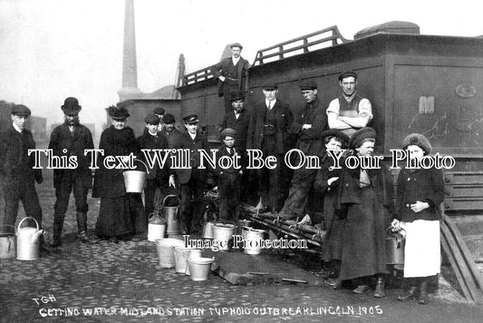 LI 3292 - Lincoln Typhoid Outbreak, Lincolnshire 1905