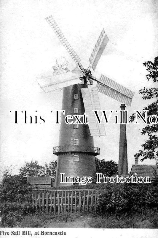 LI 3345 - Five Sail Mill, Horncastle Windmill, Lincolnshire