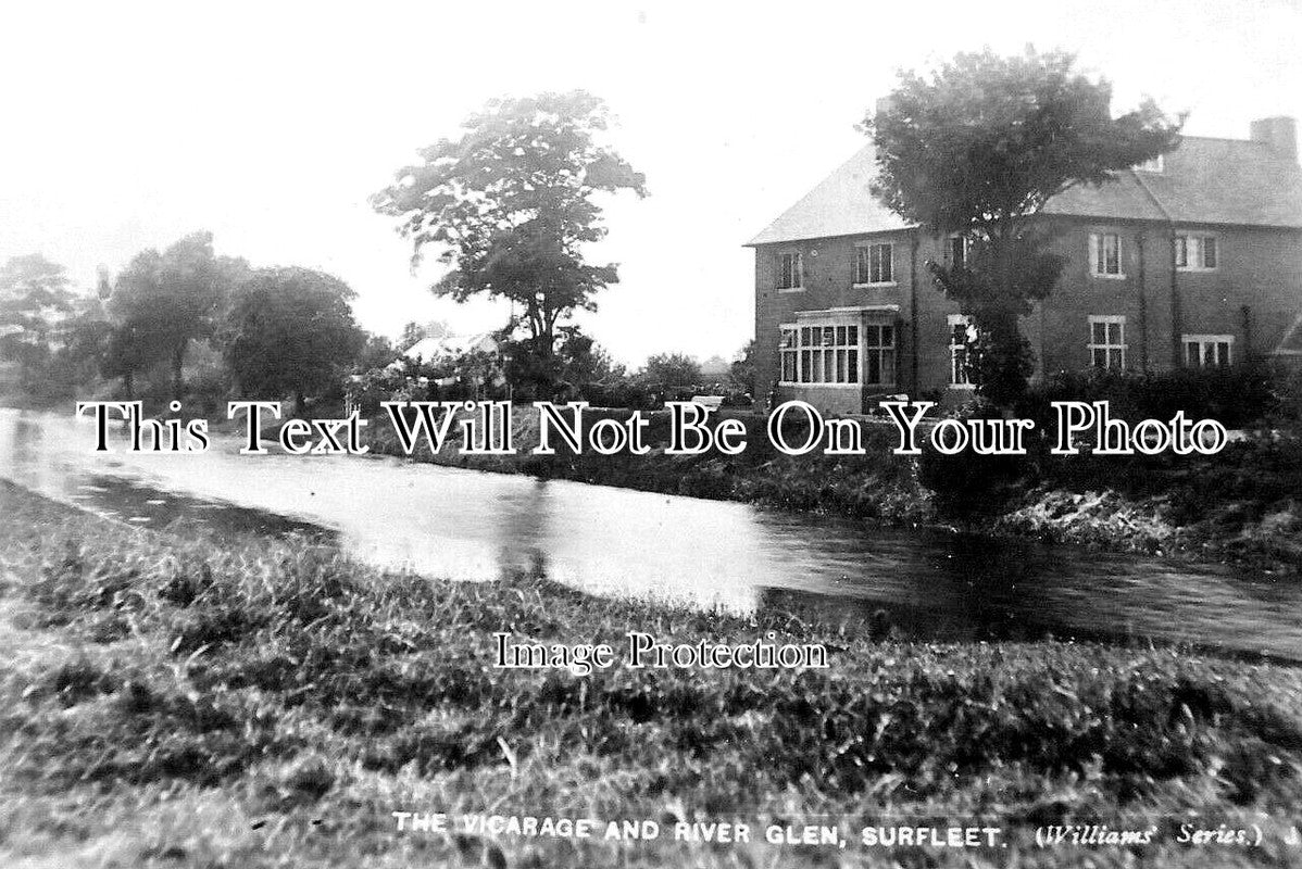 LI 3354 - The Vicarage & River Glen, Surfleet, Lincolnshire – JB Archive