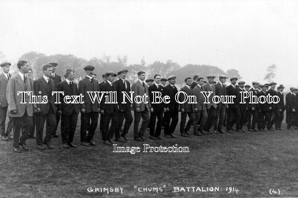 LI 341 - Chums Battalion, Grimsby, Lincolnshire 1914