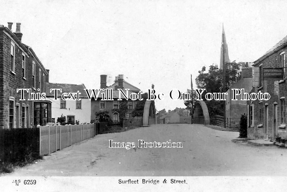 LI 344 - Surfleet Bridge & Street, Lincolnshire