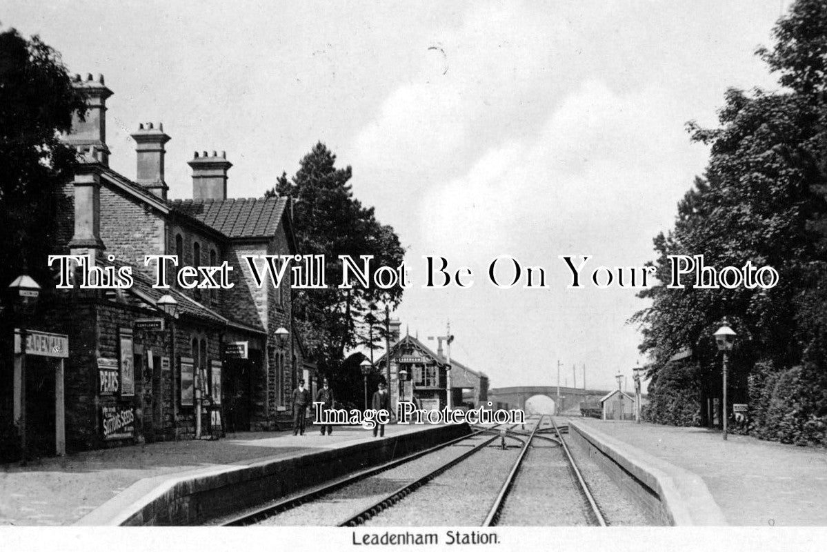 LI 345 - Leadenham Railway Station, Lincolnshire c1918
