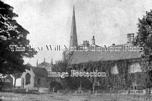 LI 3516 - The Hall & Church, Ancaster, Lincolnshire c1904