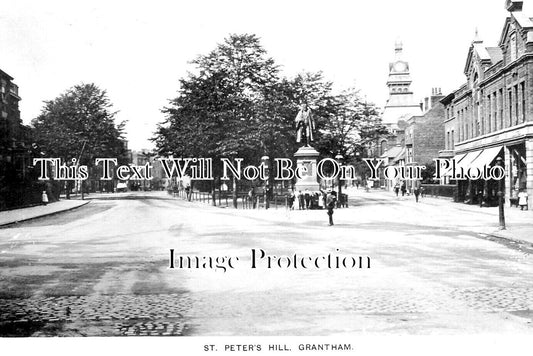 LI 3545 - St Peters Hill, Grantham, Lincolnshire c1909