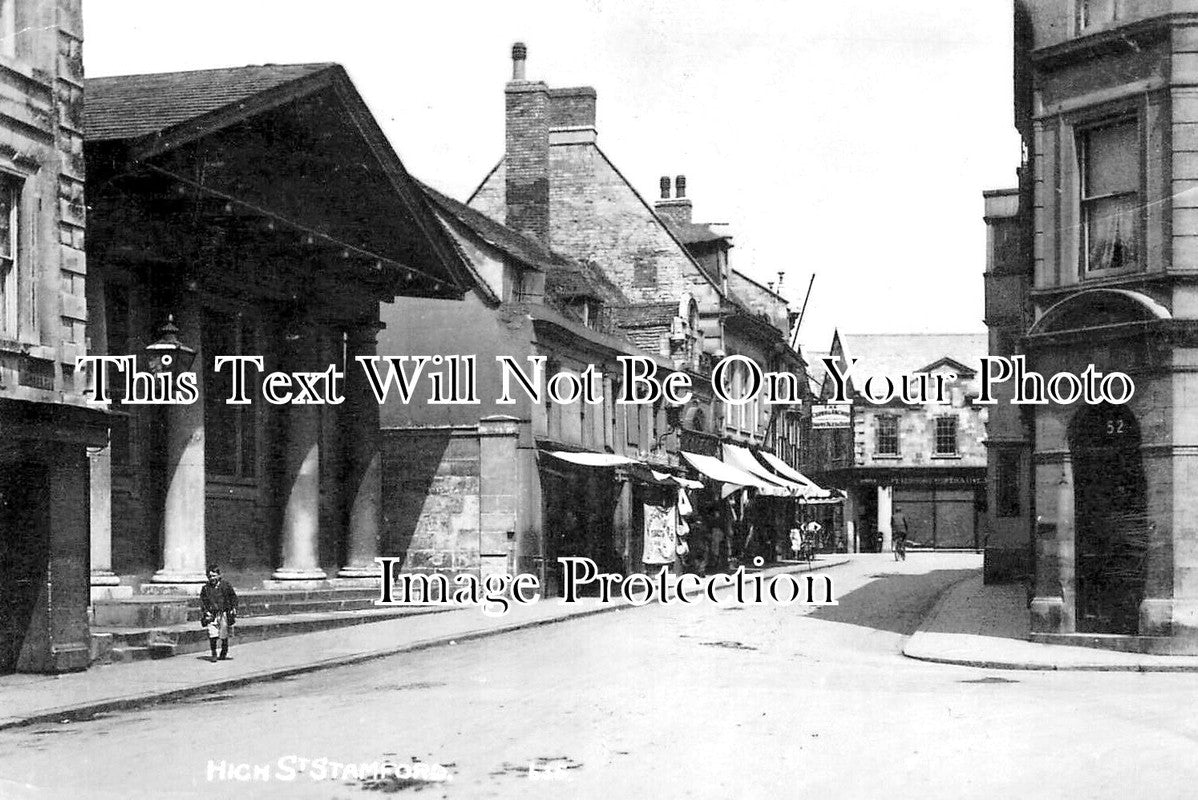 LI 3573 - High Street, Stamford, Lincolnshire c1923