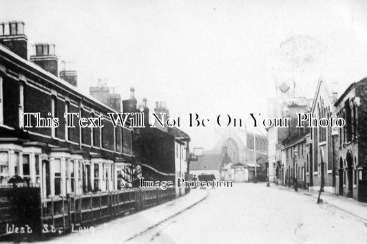 LI 378 - West Street, Long Strutton, Spalding, Lincolnshire c1907