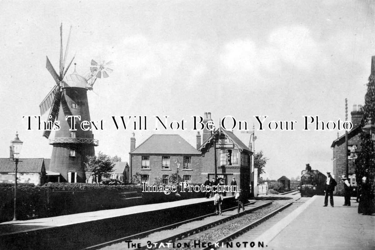 LI 398 - Heckington Railway Station, Lincolnshire c1909