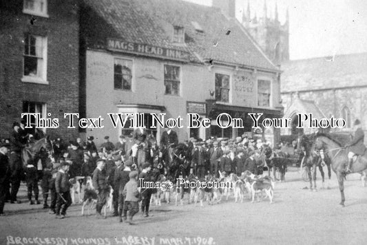 LI 408 - Grimsby Fox Hunt, Brocklesby Hounds, Lincolnshire c1908