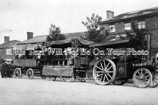 LI 410 - Traction ENgine, New Bolingbroke, Lincolnshire c1910