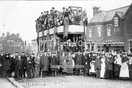 LI 416 - The Opening Of The Electric Tramway, Lincoln, Lincolnshire 1905