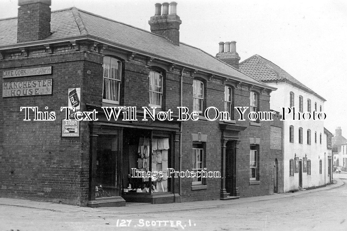 LI 519 - Butler & Son, Manchester House, Scotter, Lincolnshire c1910