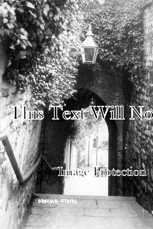 LI 575 - Lincoln Grecian Stairs, Greenstone, Lincolnshire c1905
