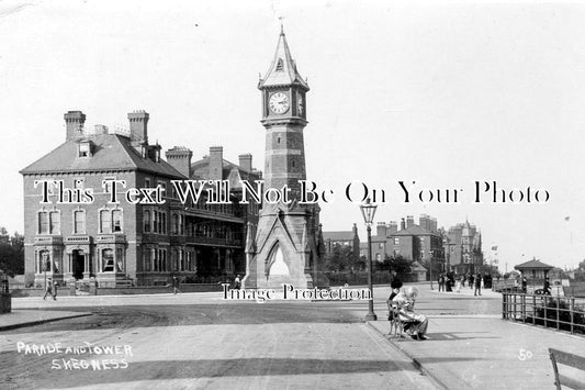 LI 586 - Parade & Tower, Skegness, Lincolnshire c1906