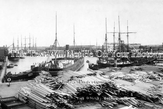 LI 605 - The Docks, Boston, Lincolnshire c1905