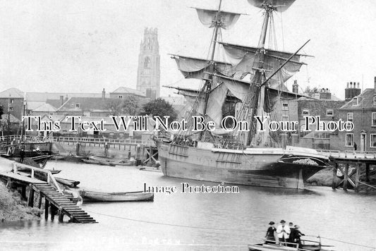 LI 650 - Quay & Sailing Ship, Boston, Lincolnshire